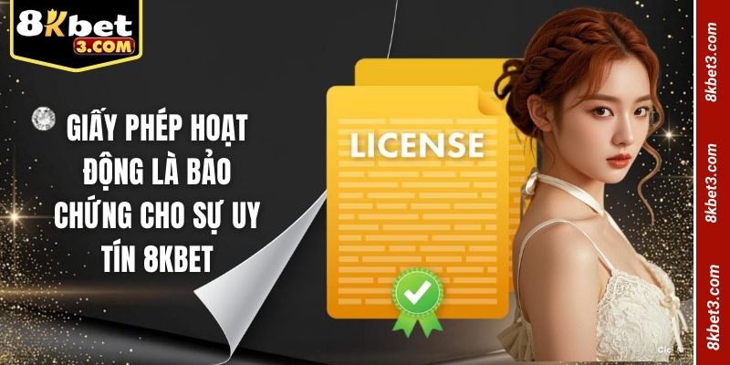 Giấy phép hoạt động là bảo chứng cho sự uy tín ku88