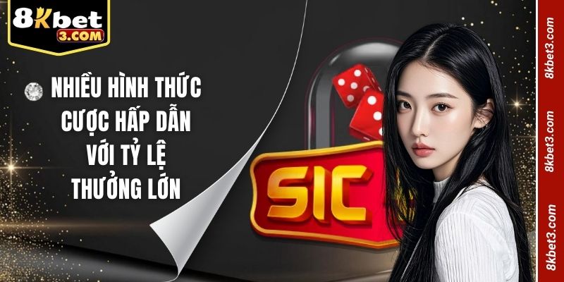 Nhiều hình thức cược hấp dẫn với tỷ lệ thưởng lớn